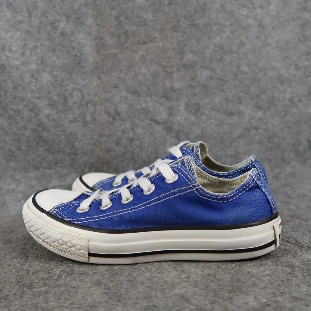 Converse Shoes Youth 11 Sneakers All Star Blue Canvas Lace Up Casual Active Kids
